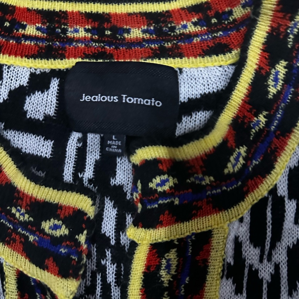 Jealous Tomato Multicolor Patterned Cardigan - image 2
